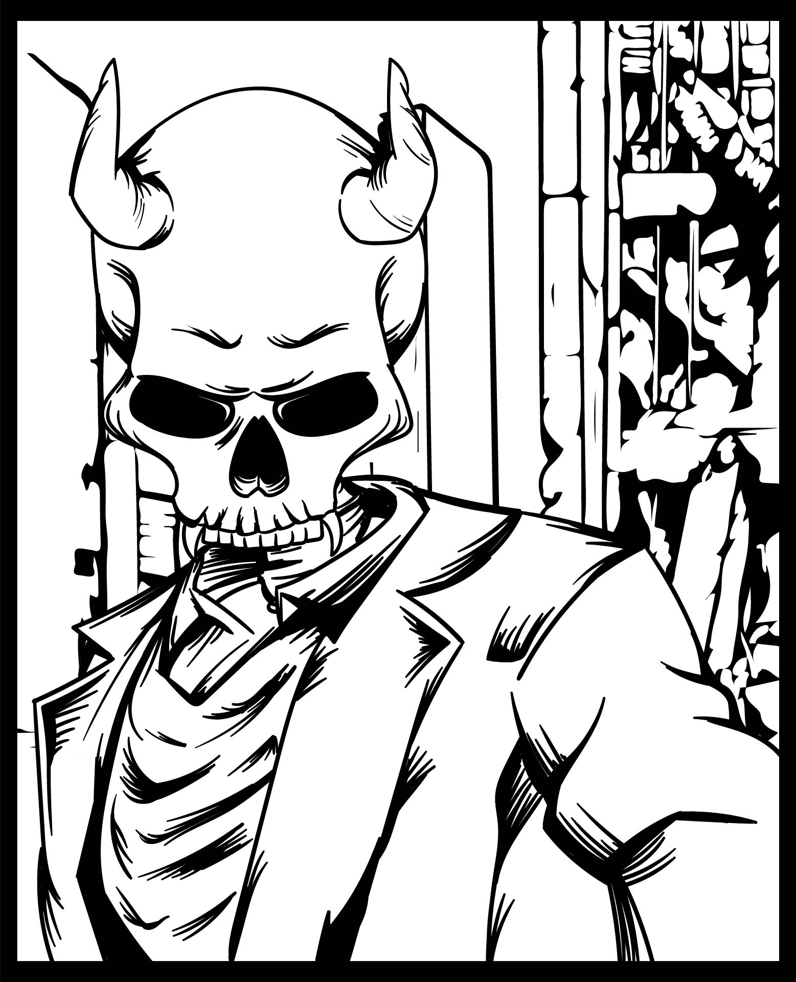 Skeleton Coloring Pages Printable Skeleton Coloring Pages Printable