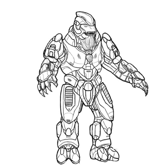 Halo Coloring Pages Printable Halo Coloring Pages Printable