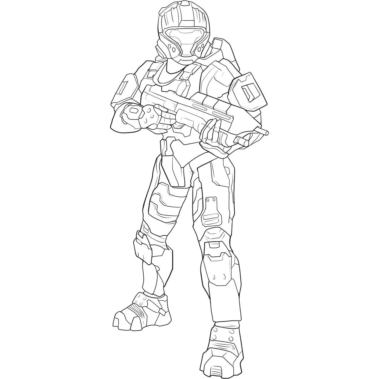 Halo Printable Coloring Pages Halo Printable Coloring Pages