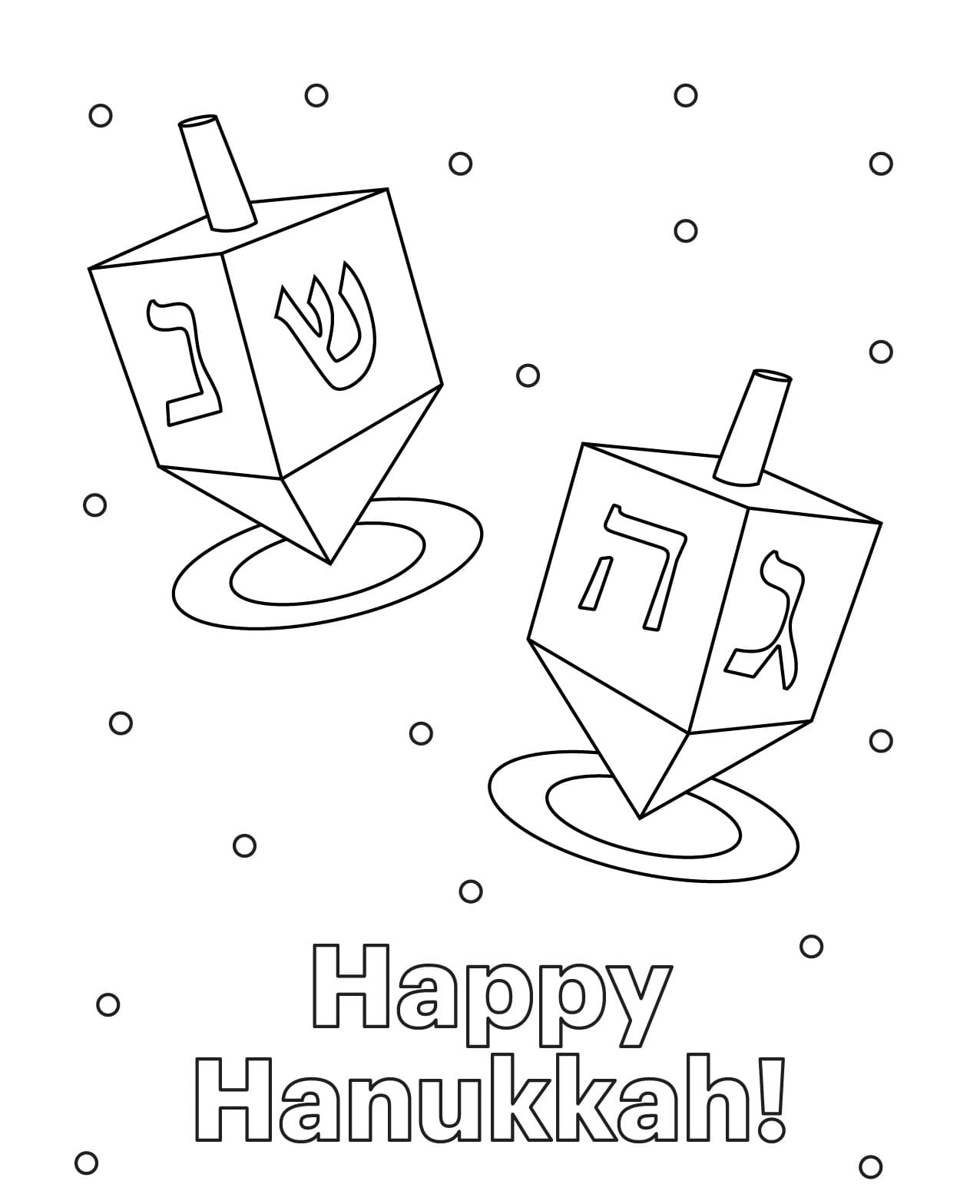 Hanukkah Coloring Pages Hanukkah Coloring Pages