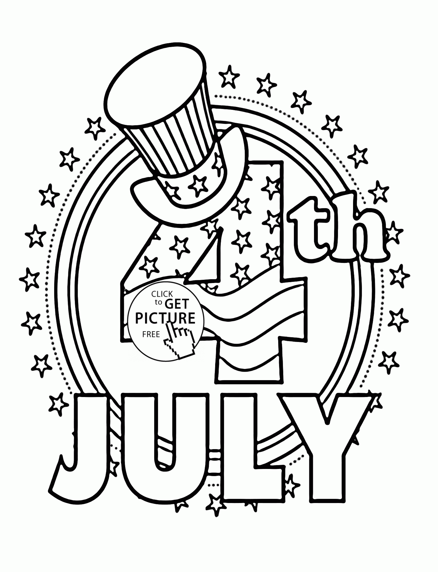 Happy 4th Of July Free Coloring Pages Coloring Pages Happy 4th Of July Free Coloring Pages Coloring Pages
