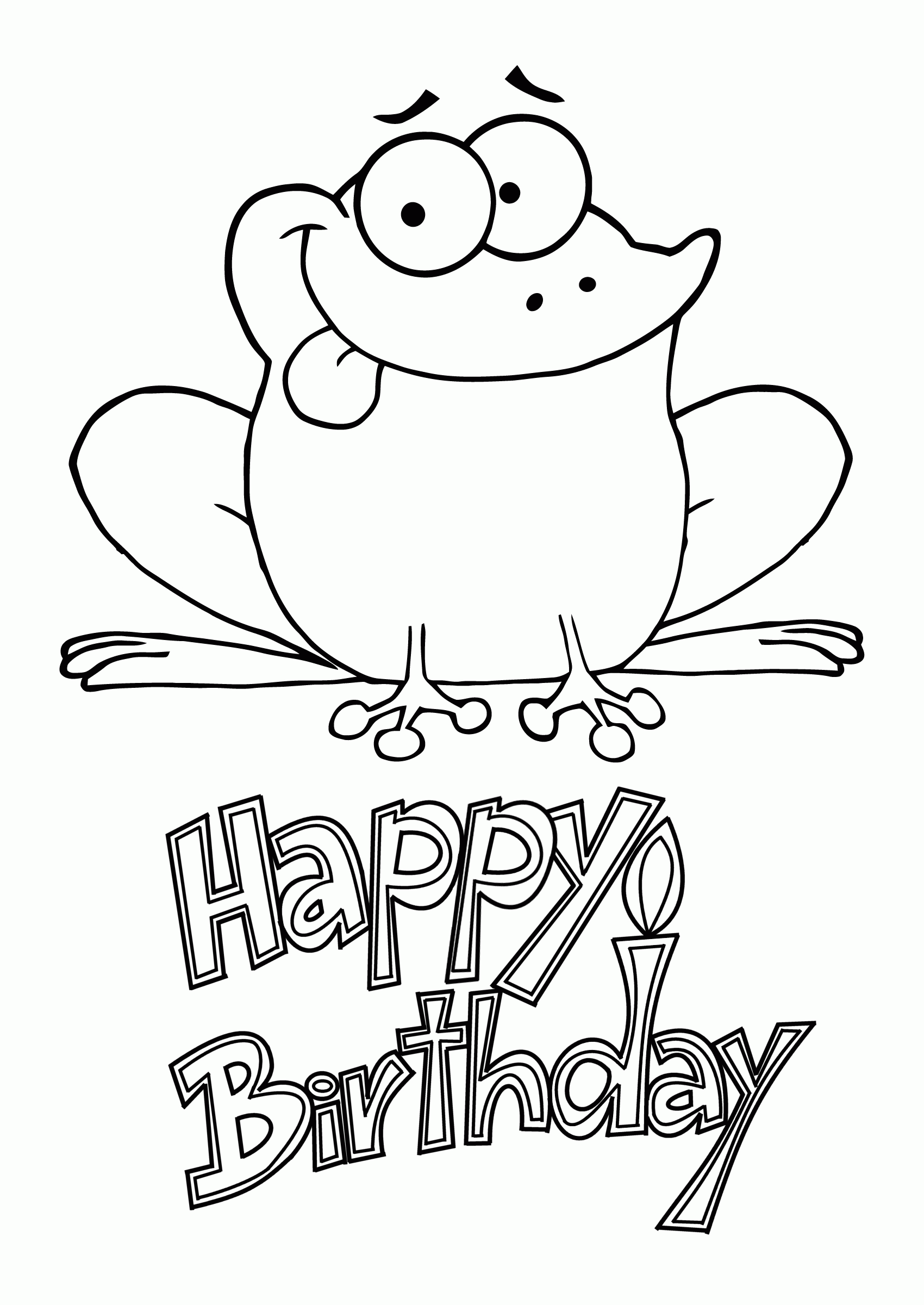 Happy Birthday Coloring Pages Free Printable Happy Birthday Coloring Pages Free Printable