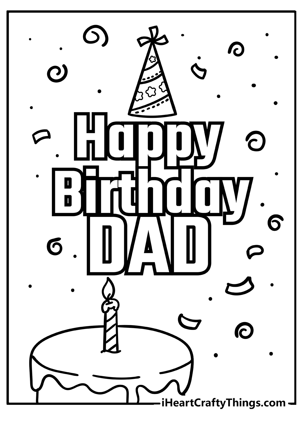 Happy Birthday Dad Printable Cards Happy Birthday Dad Printable Cards