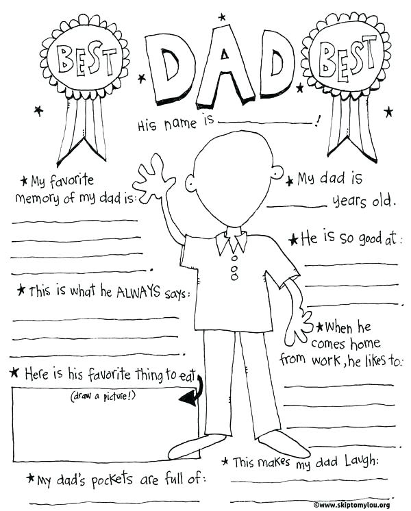 Dad Printable Coloring Pages Dad Printable Coloring Pages
