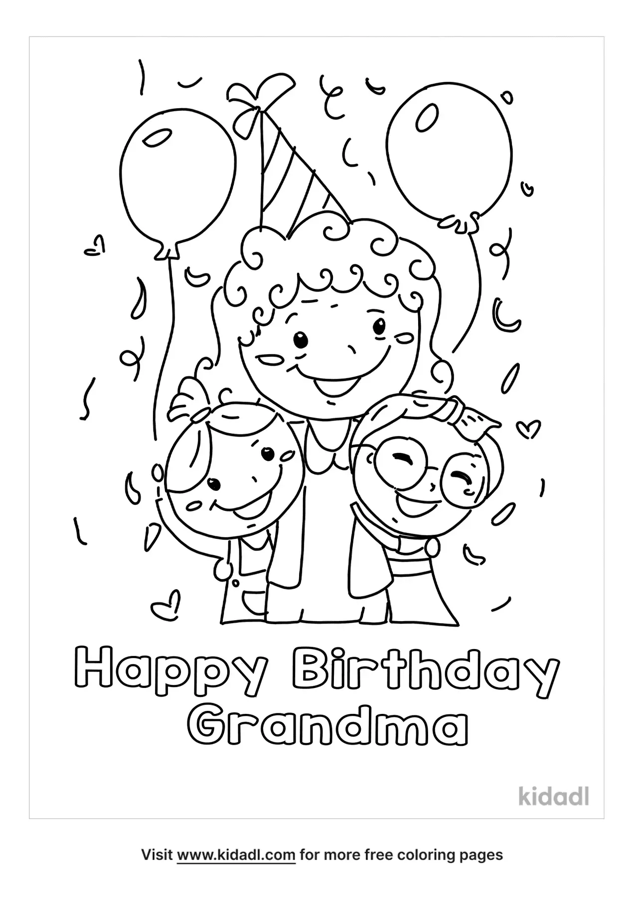 Happy Birthday Grandma Pictures To Color Infoupdate Happy Birthday Grandma Pictures To Color Infoupdate