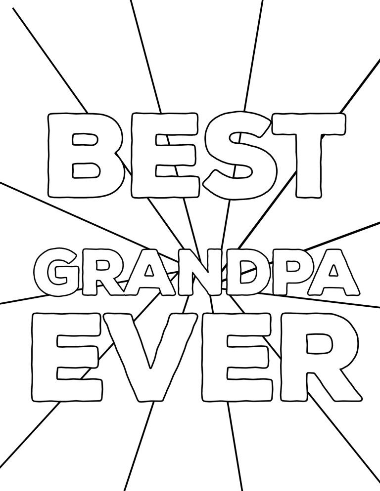 Happy Father S Day Coloring Pages Free Printables Paper Trail Design