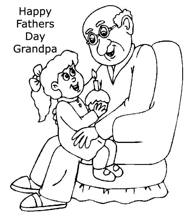 Happy Fathers Day Grandpa Coloring Pages At GetColorings Free