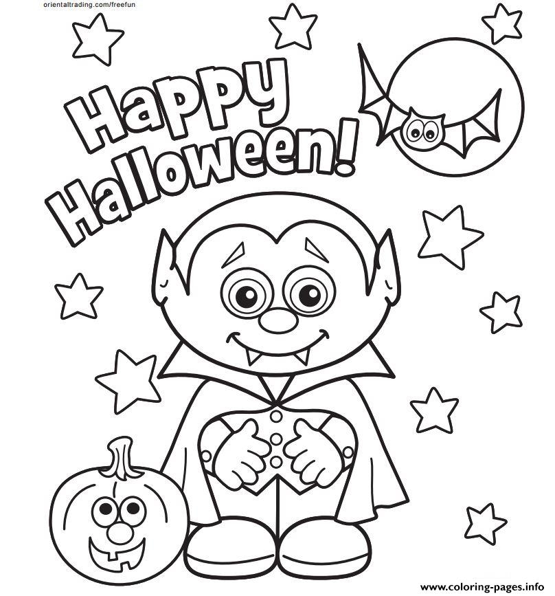 Happy Halloween Coloring Page Printable Happy Halloween Coloring Page Printable