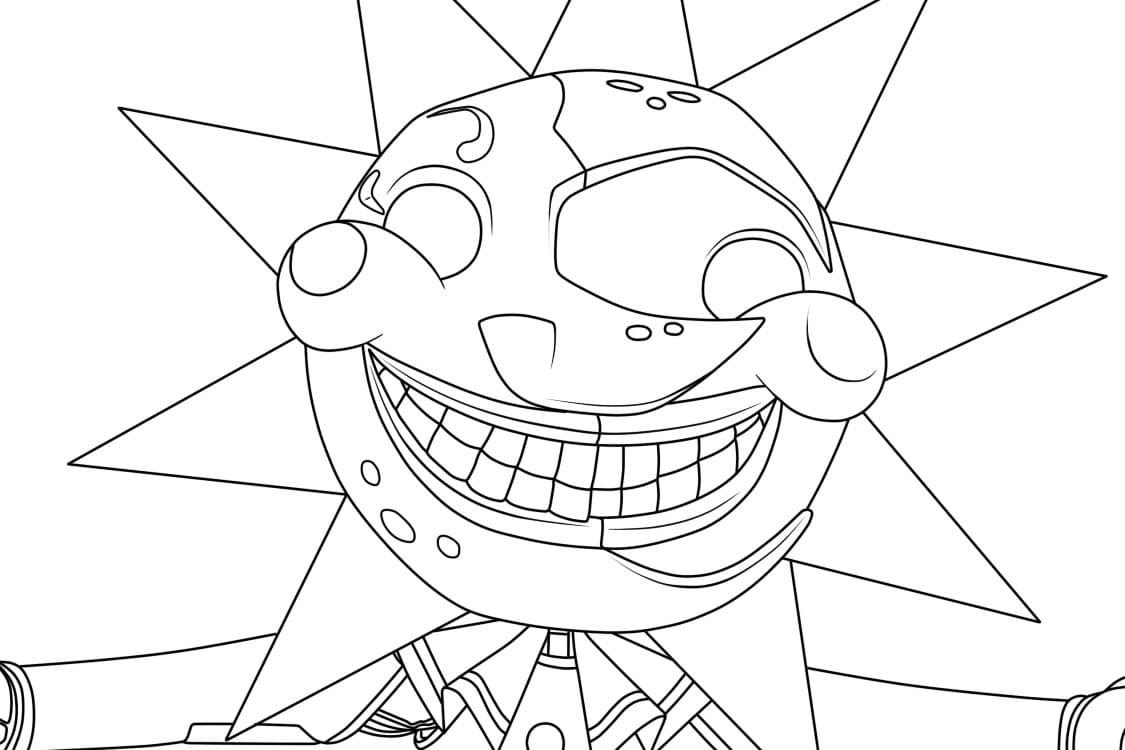 Happy Moondrop FNAF Coloring Page Free Printable Coloring Pages For Kids Happy Moondrop FNAF Coloring Page Free Printable Coloring Pages For Kids