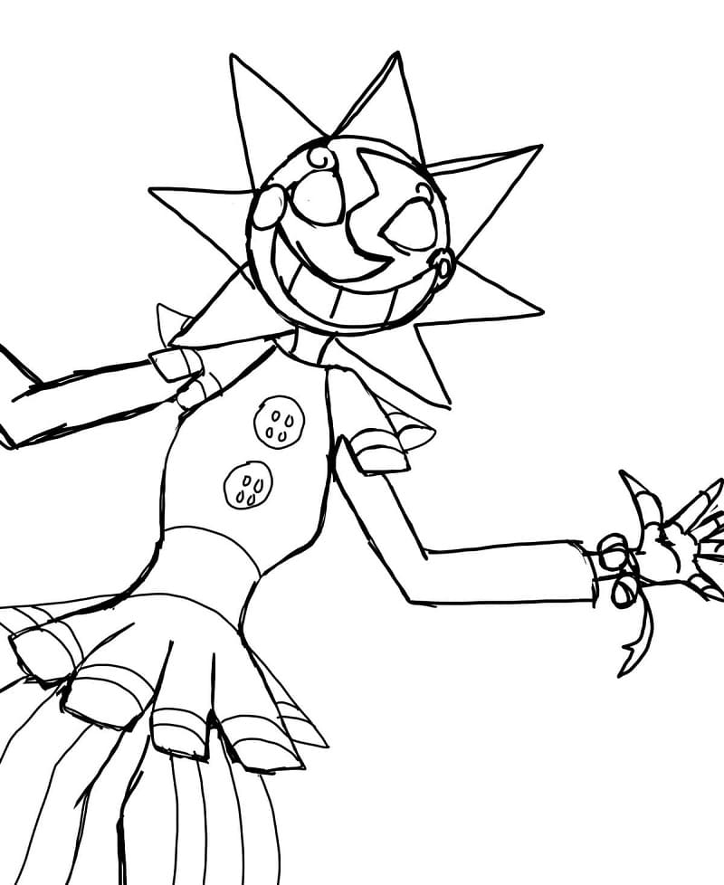 Happy Moondrop FNAF Coloring Page Free Printable Coloring Pages For Kids Happy Moondrop FNAF Coloring Page Free Printable Coloring Pages For Kids