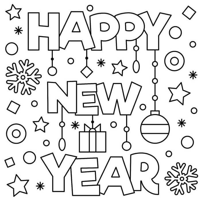Happy New Year Coloring Page January Coloring Pages Printable New Happy New Year Coloring Page January Coloring Pages Printable New