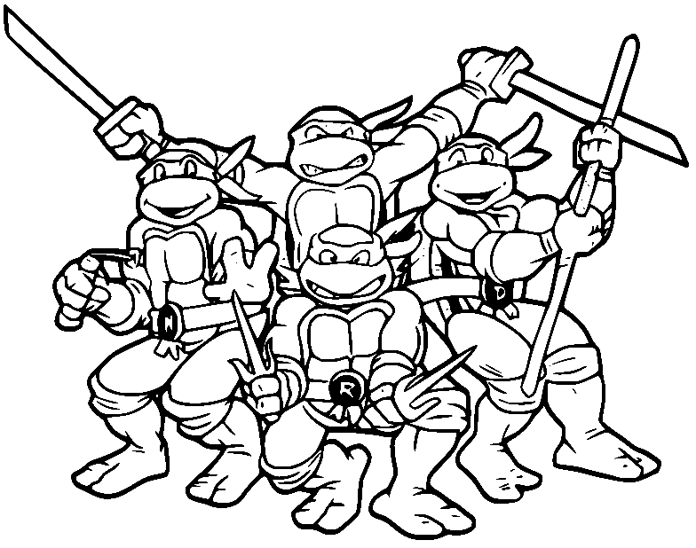 Happy Ninja Turtles Coloring Page Free Printable Coloring Pages Happy Ninja Turtles Coloring Page Free Printable Coloring Pages