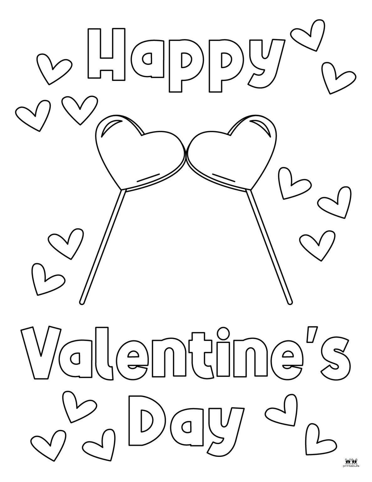 Happy Valentine S Day Coloring Pages 34 Pages Printabulls Happy Valentine S Day Coloring Pages 34 Pages Printabulls