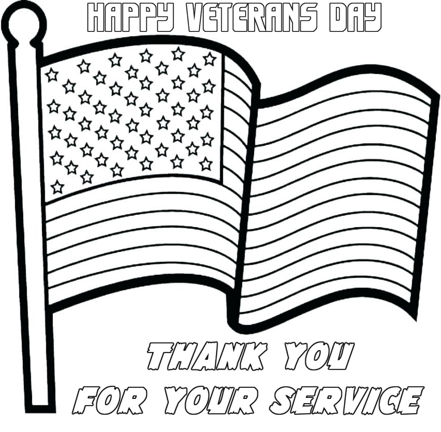 Happy Veterans Day Coloring Page Happy Veterans Day Coloring Page