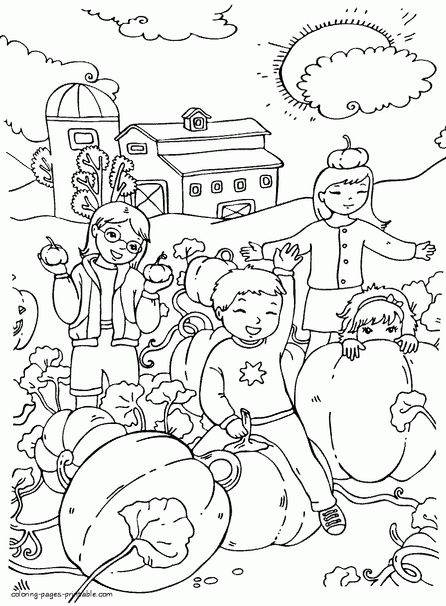 Harvest Coloring Pages For Kids COLORING PAGES PRINTABLE COM Harvest Coloring Pages For Kids COLORING PAGES PRINTABLE COM