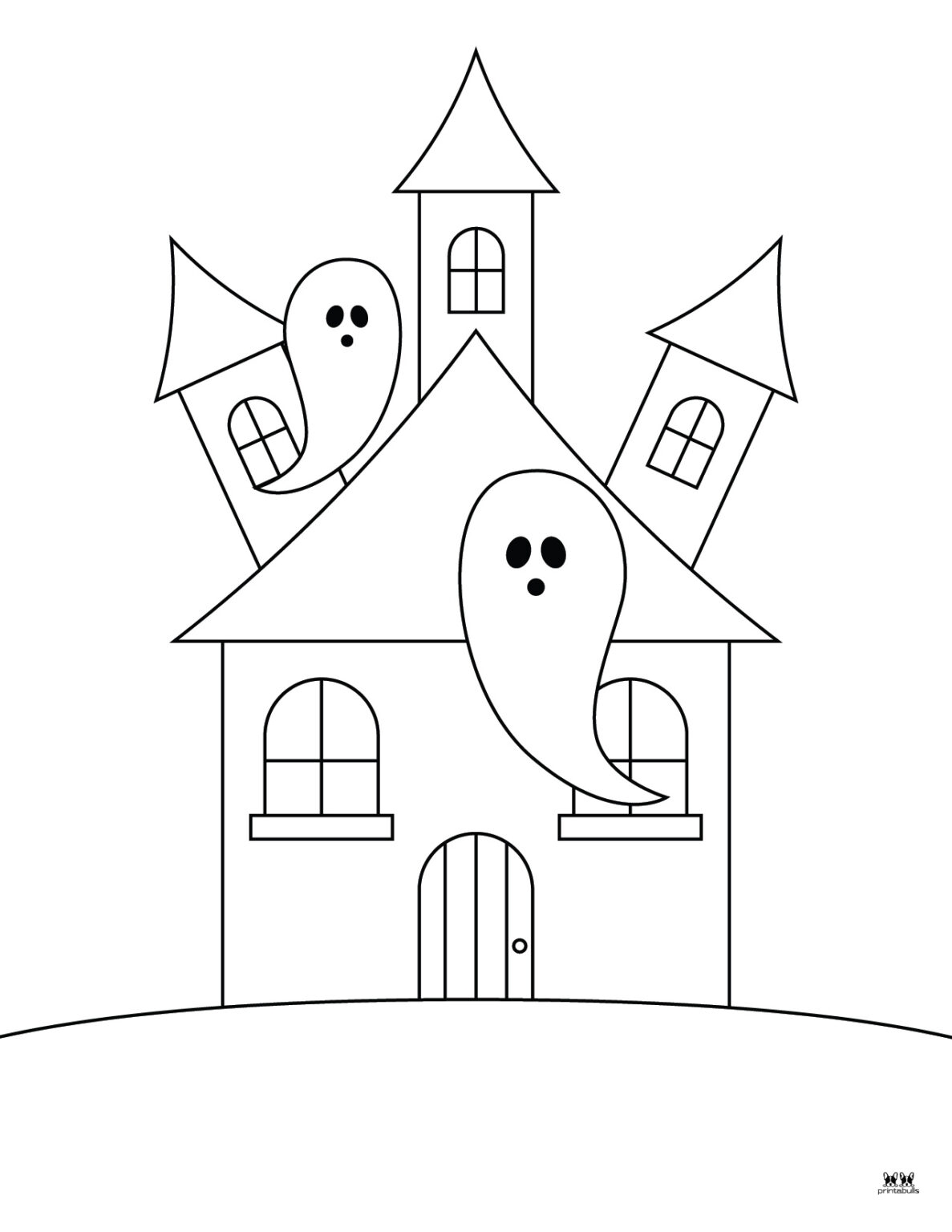 Haunted House Coloring Pages 25 FREE Pages Printabulls Haunted House Coloring Pages 25 FREE Pages Printabulls
