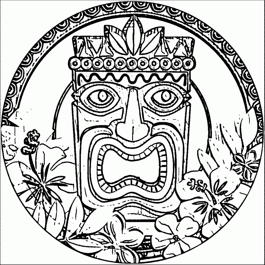 Hawaiian Coloring Pages Printable Hawaiian Coloring Pages Printable
