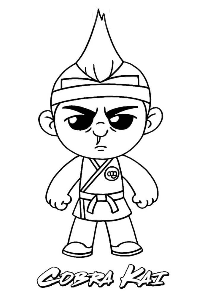 Hawk Cobra Kai Coloring Page Free Printable Coloring Pages For Kids