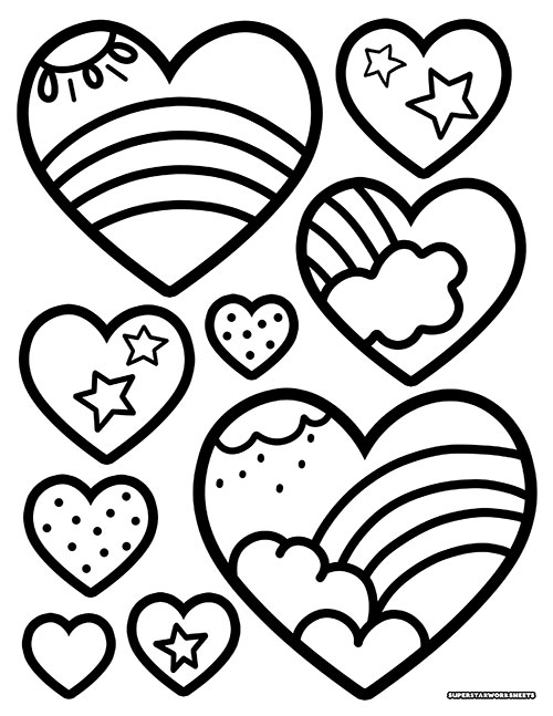 Free Printable Coloring Pages Valentine Heart Free Printable Coloring Pages Valentine Heart