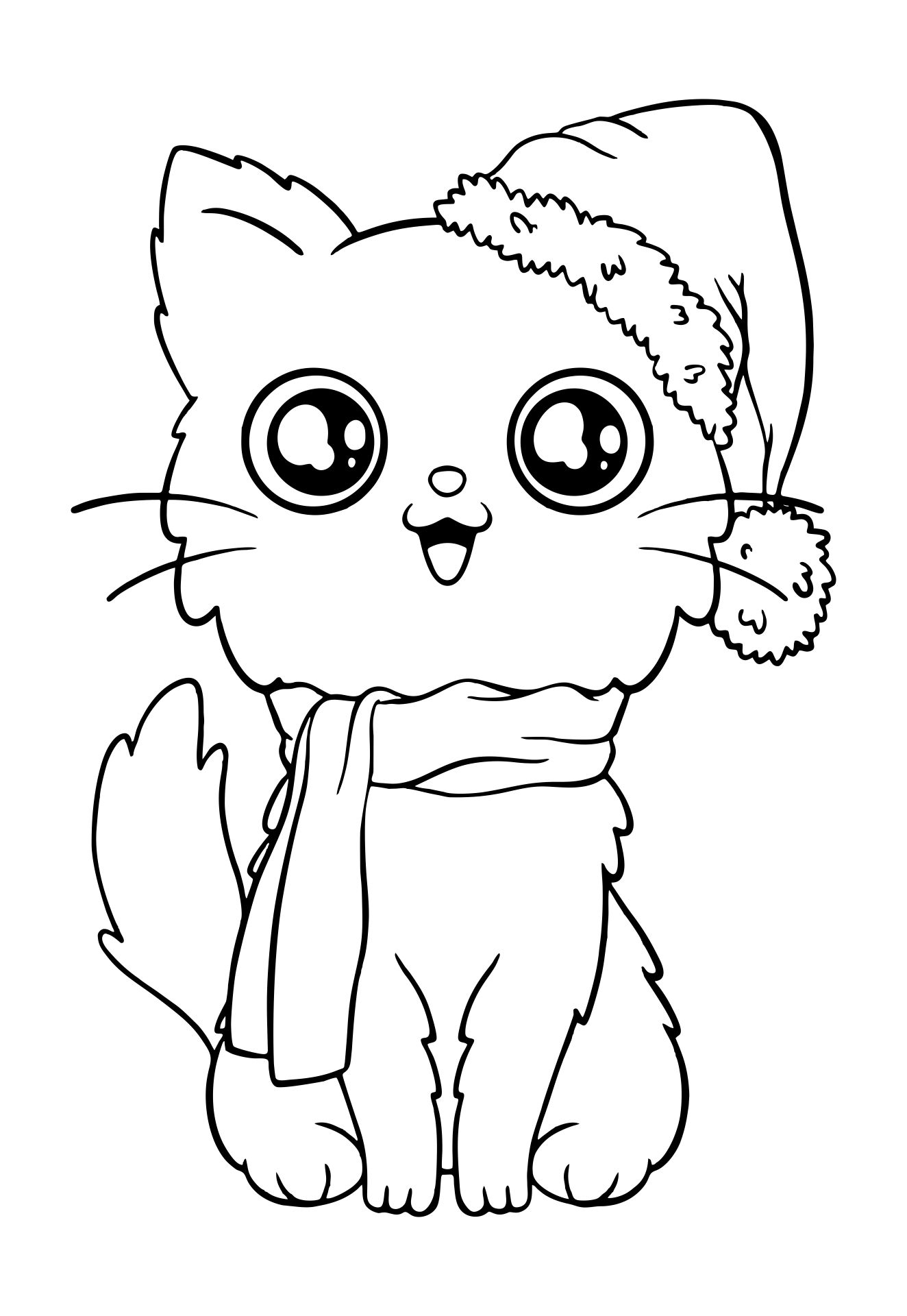 Hello Kitty Christmas Coloring Pages 10 Free PDF Printables Printablee