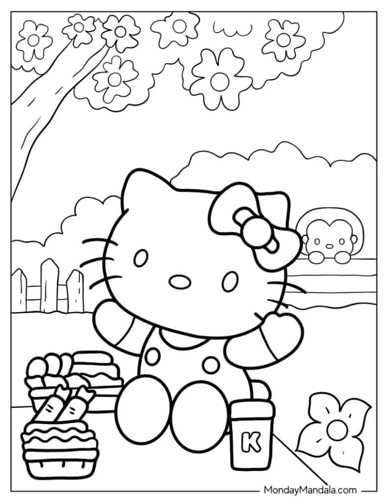 Hello Kitty Coloring Pages 100 Free Printables Worksheets Library Hello Kitty Coloring Pages 100 Free Printables Worksheets Library