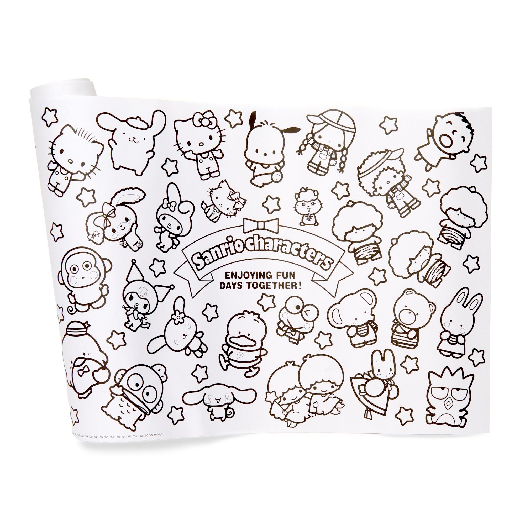 Hello Kitty Friends Coloring Pages Roll Hello Kitty Coloring Hello