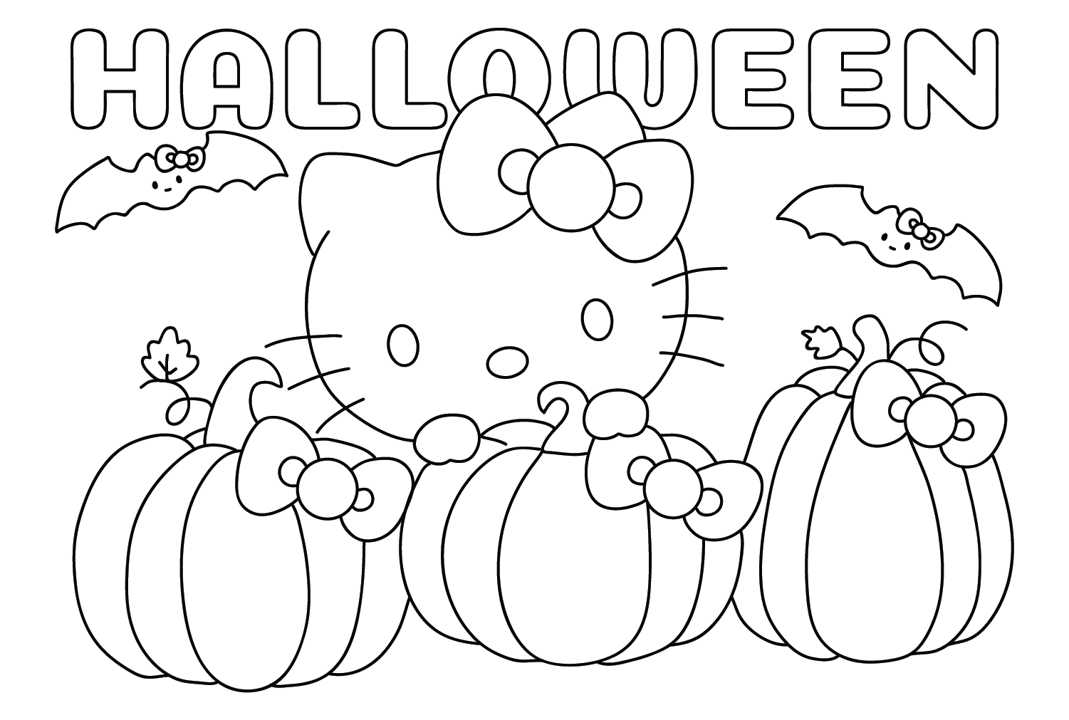 Hello Kitty Halloween Coloring Pages Printable Free Hello Kitty Hello Kitty Halloween Coloring Pages Printable Free Hello Kitty