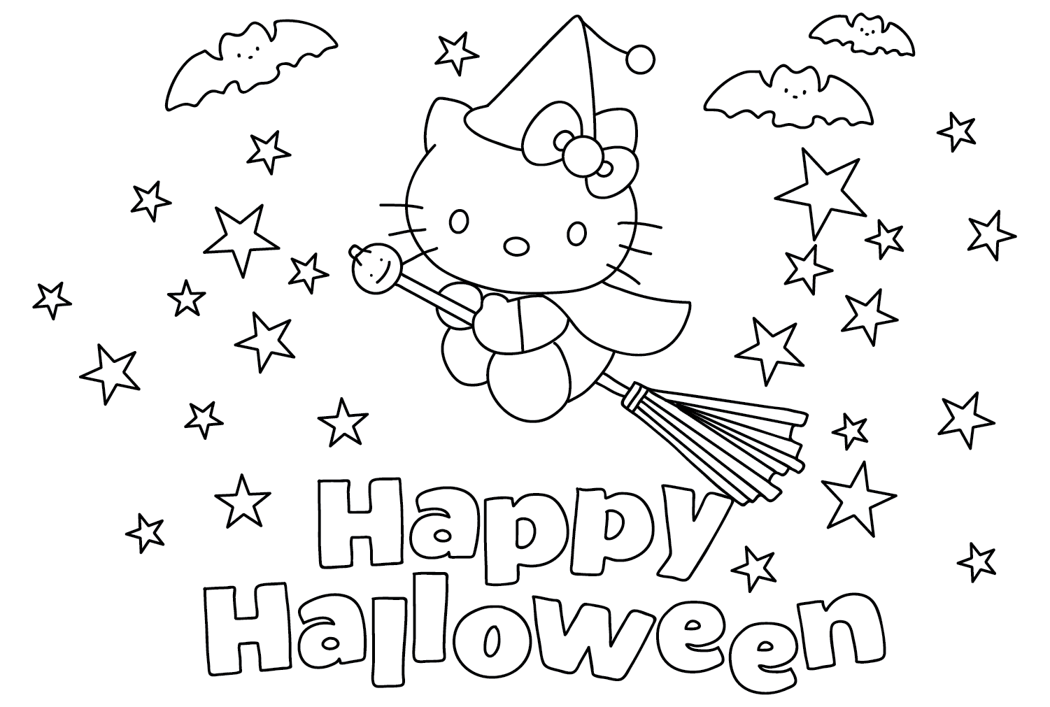 Hello Kitty Halloween Coloring Pages Printable Free Hello Kitty Hello Kitty Halloween Coloring Pages Printable Free Hello Kitty