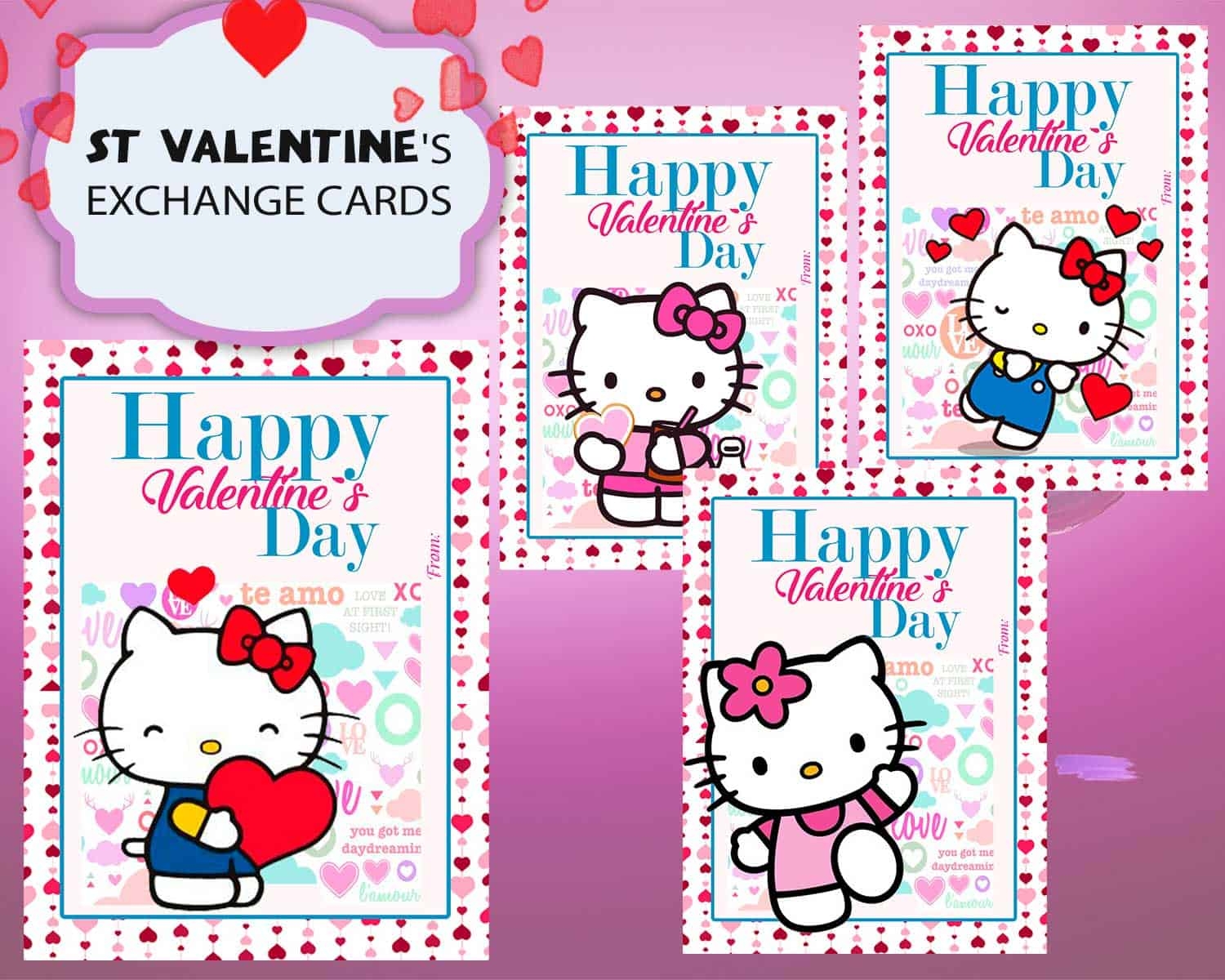 Printable Hello Kitty Valentines Day Coloring Pages Printable Hello Kitty Valentines Day Coloring Pages
