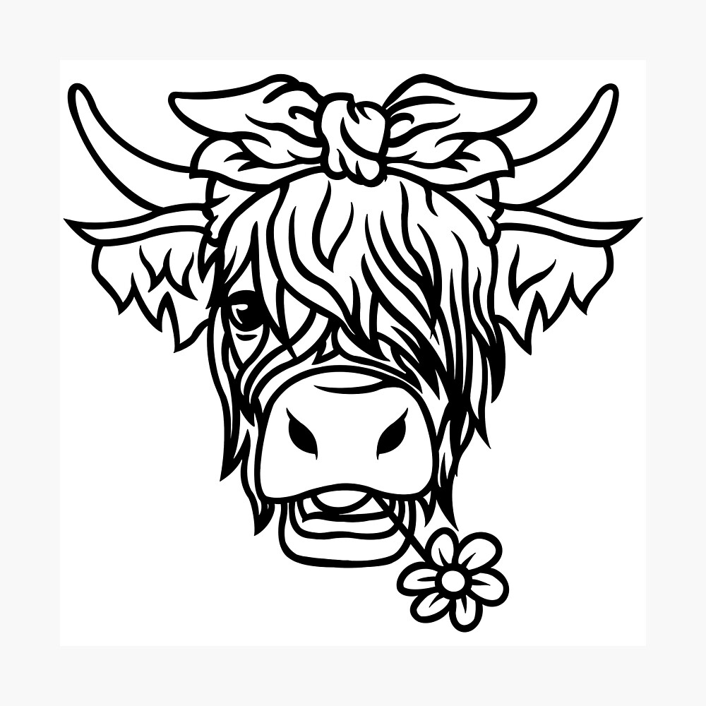 Highland Cow Coloring Pages Coloring Nation Highland Cow Coloring Pages Coloring Nation