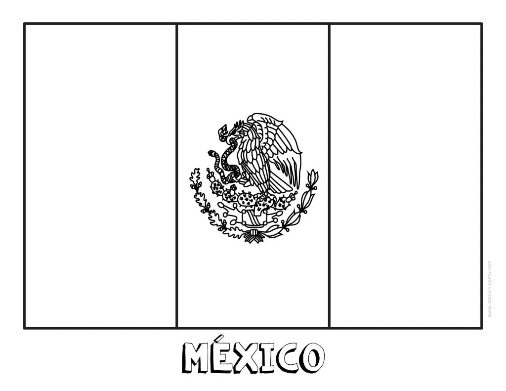 Hispanic Flags Coloring Pages Hispanic Flags Coloring Pages