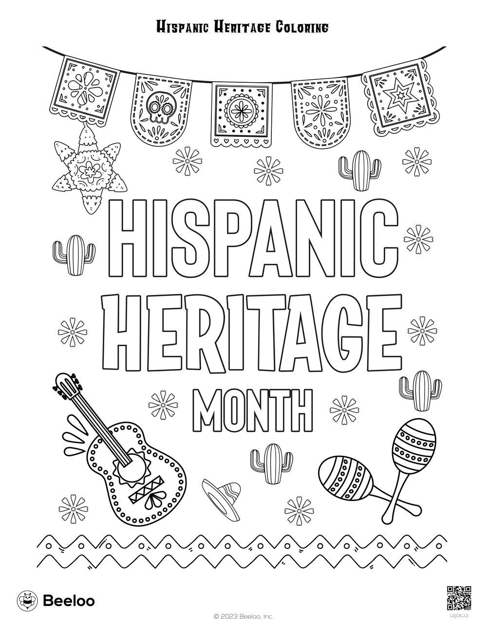 Hispanic Heritage Coloring Beeloo Printable Hispanic Heritage Month Hispanic Heritage Coloring Beeloo Printable Hispanic Heritage Month