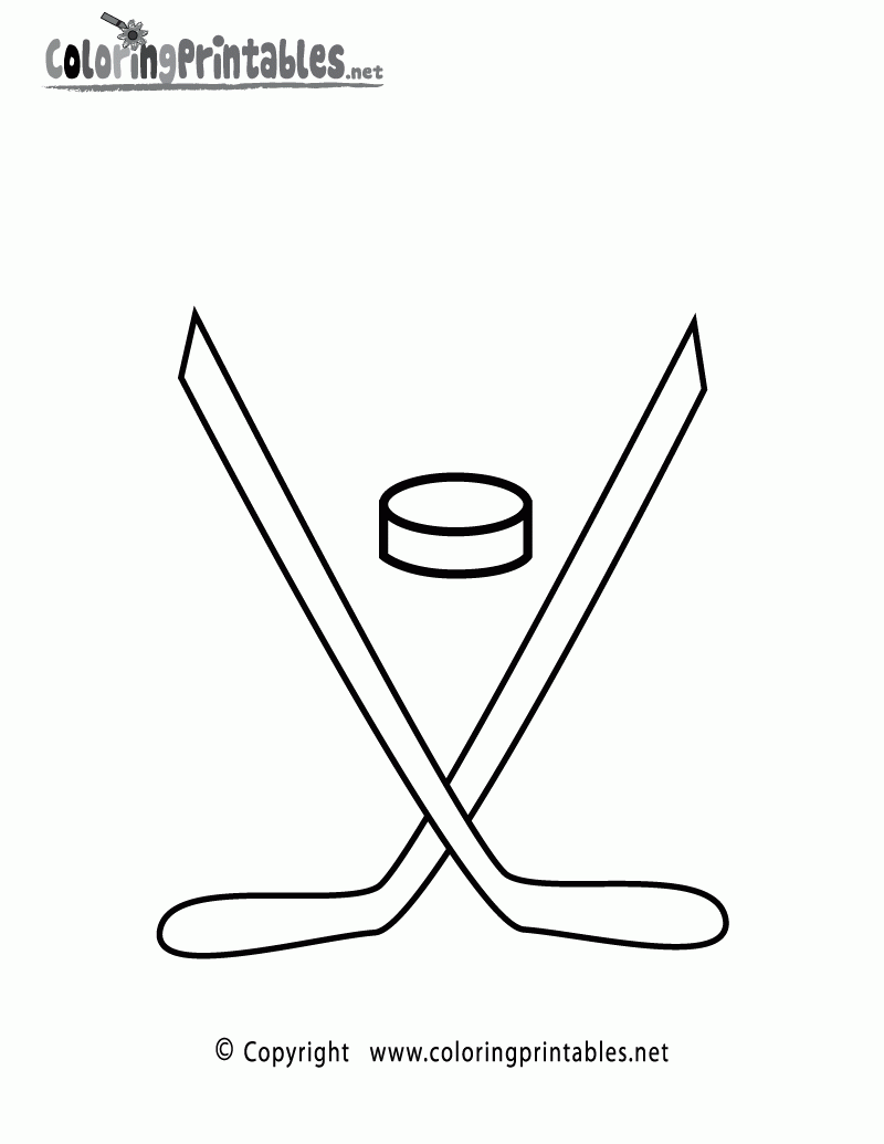 Printable Hockey Coloring Pages Printable Hockey Coloring Pages