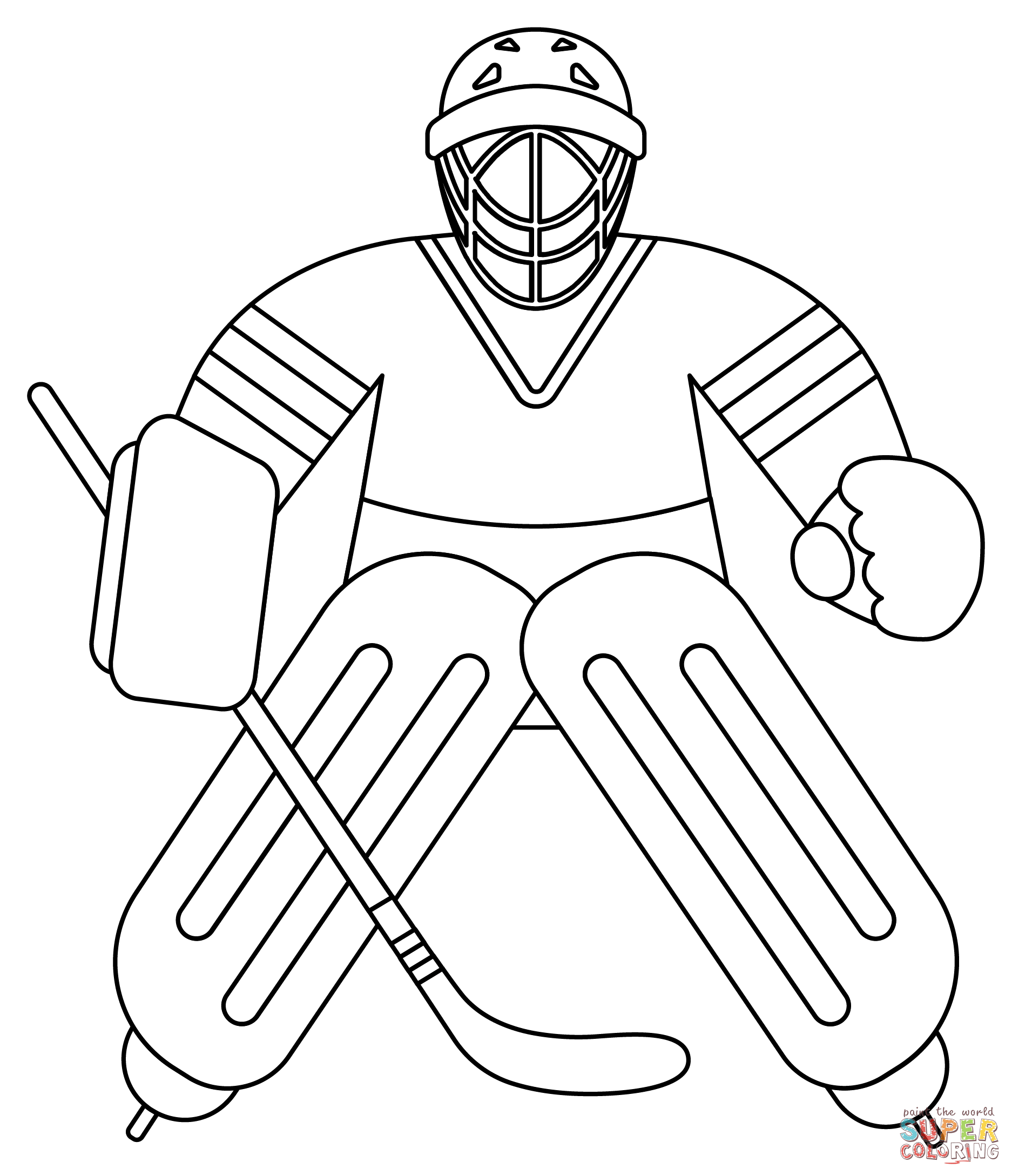Hockey Goalie Coloring Page Free Printable Coloring Pages Coloring Home Hockey Goalie Coloring Page Free Printable Coloring Pages Coloring Home