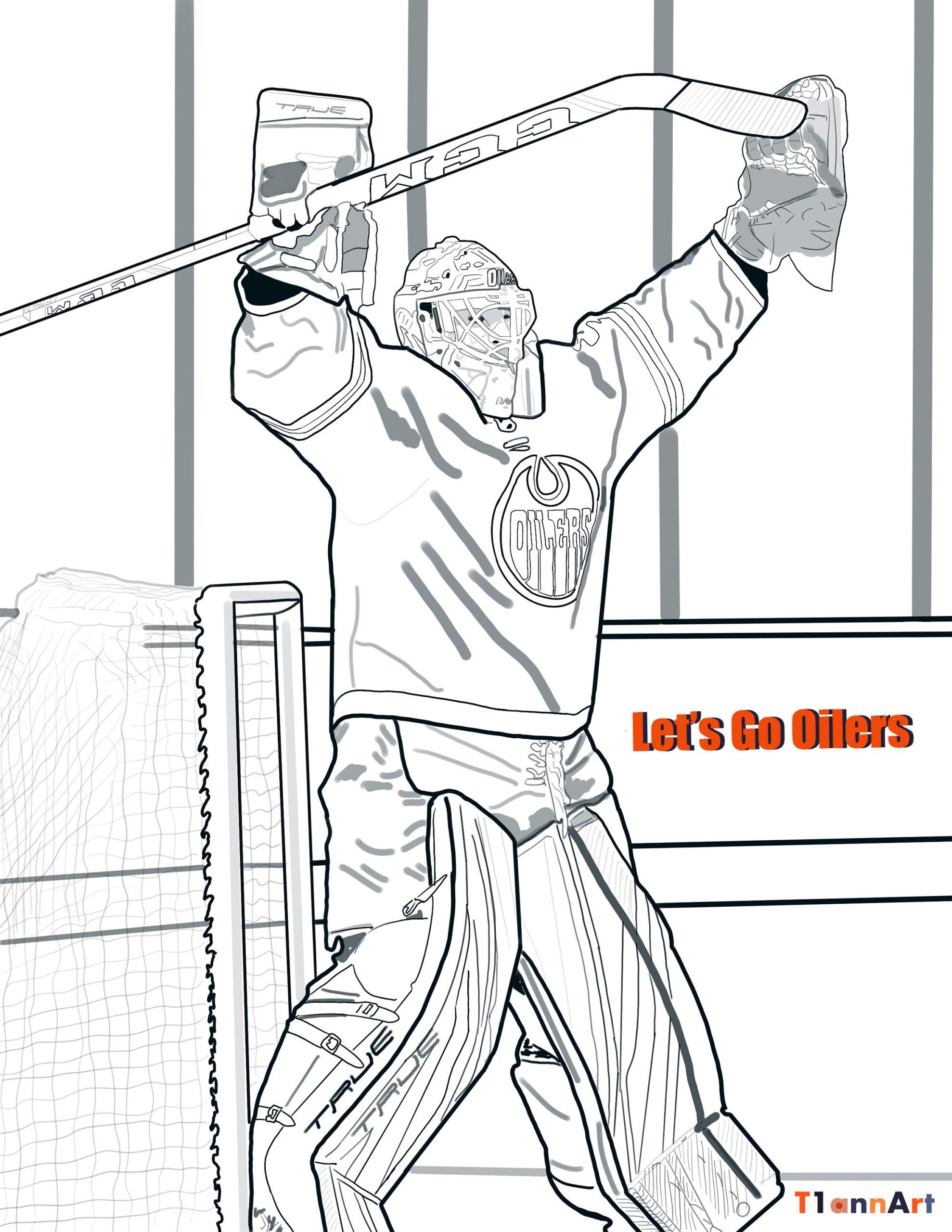 Hockey Goalie Coloring Pages Hockey Goalie Coloring Pages