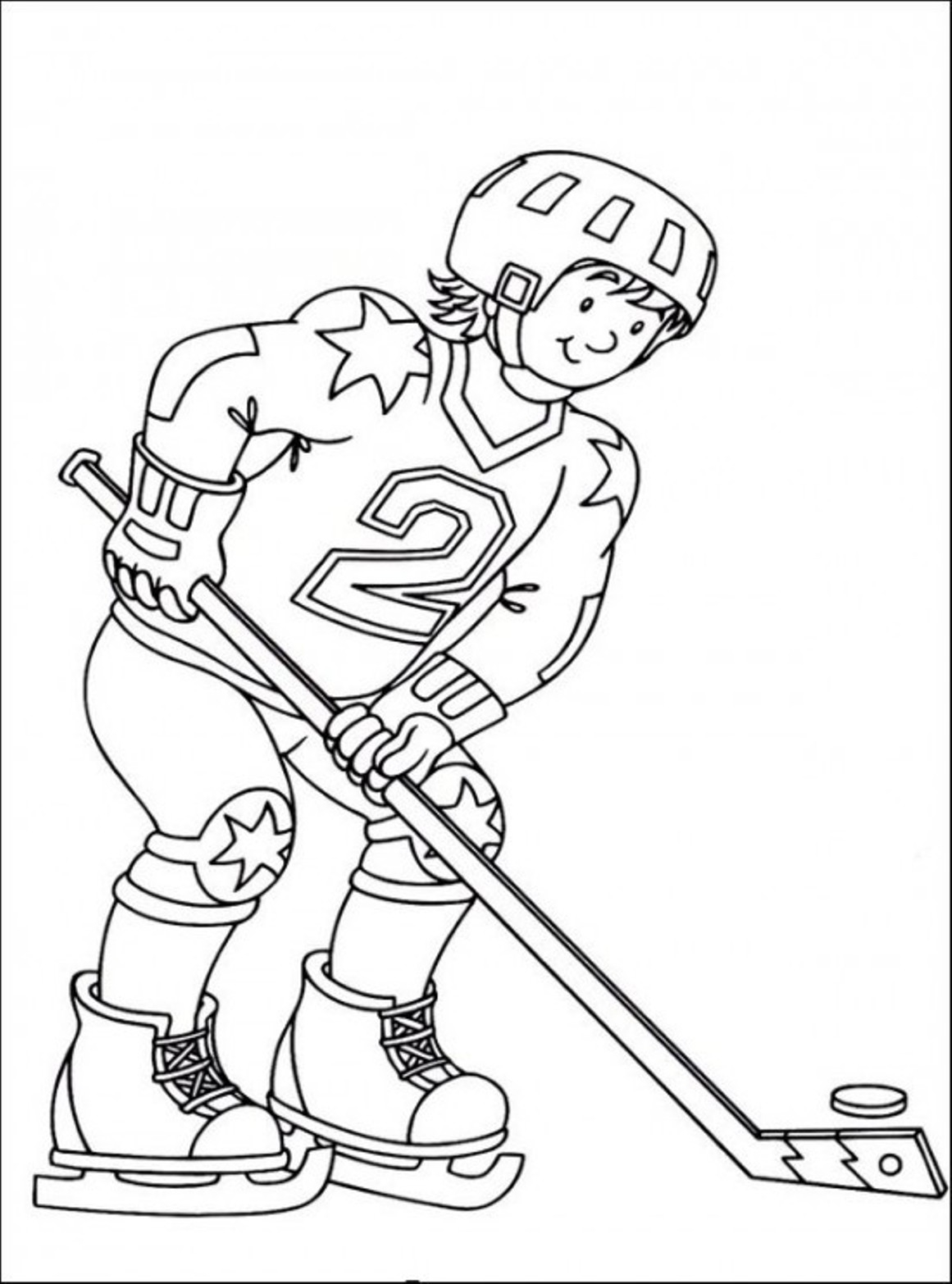 Hockey Printable Coloring Pages Hockey Printable Coloring Pages
