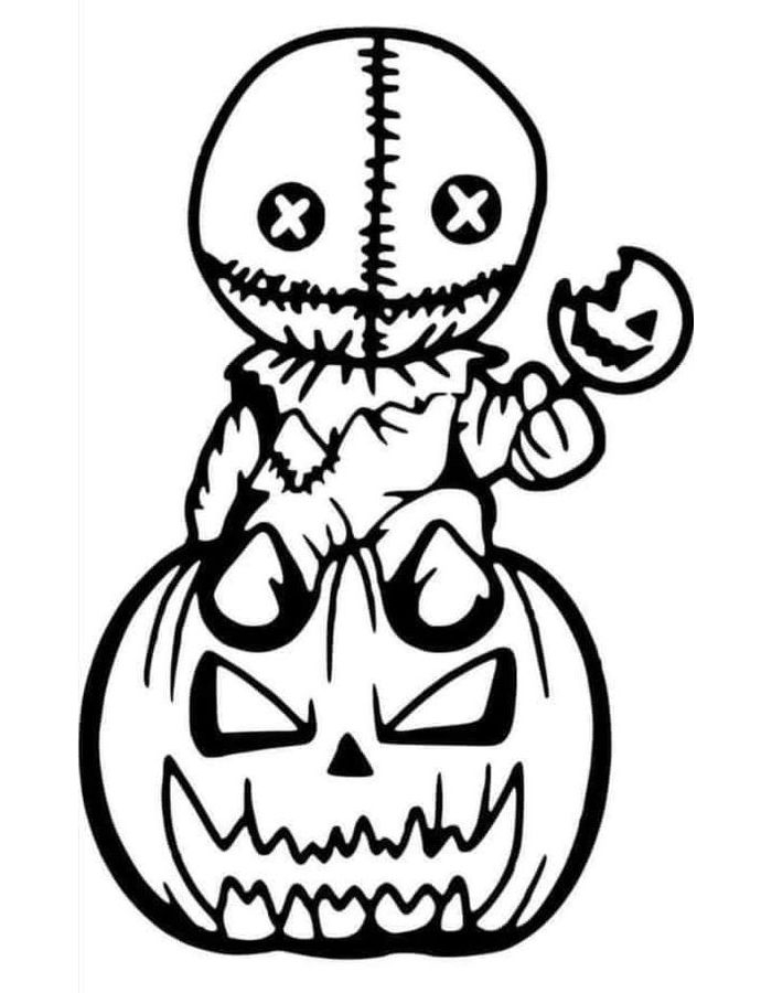 Printable Horror Coloring Pages Printable Horror Coloring Pages