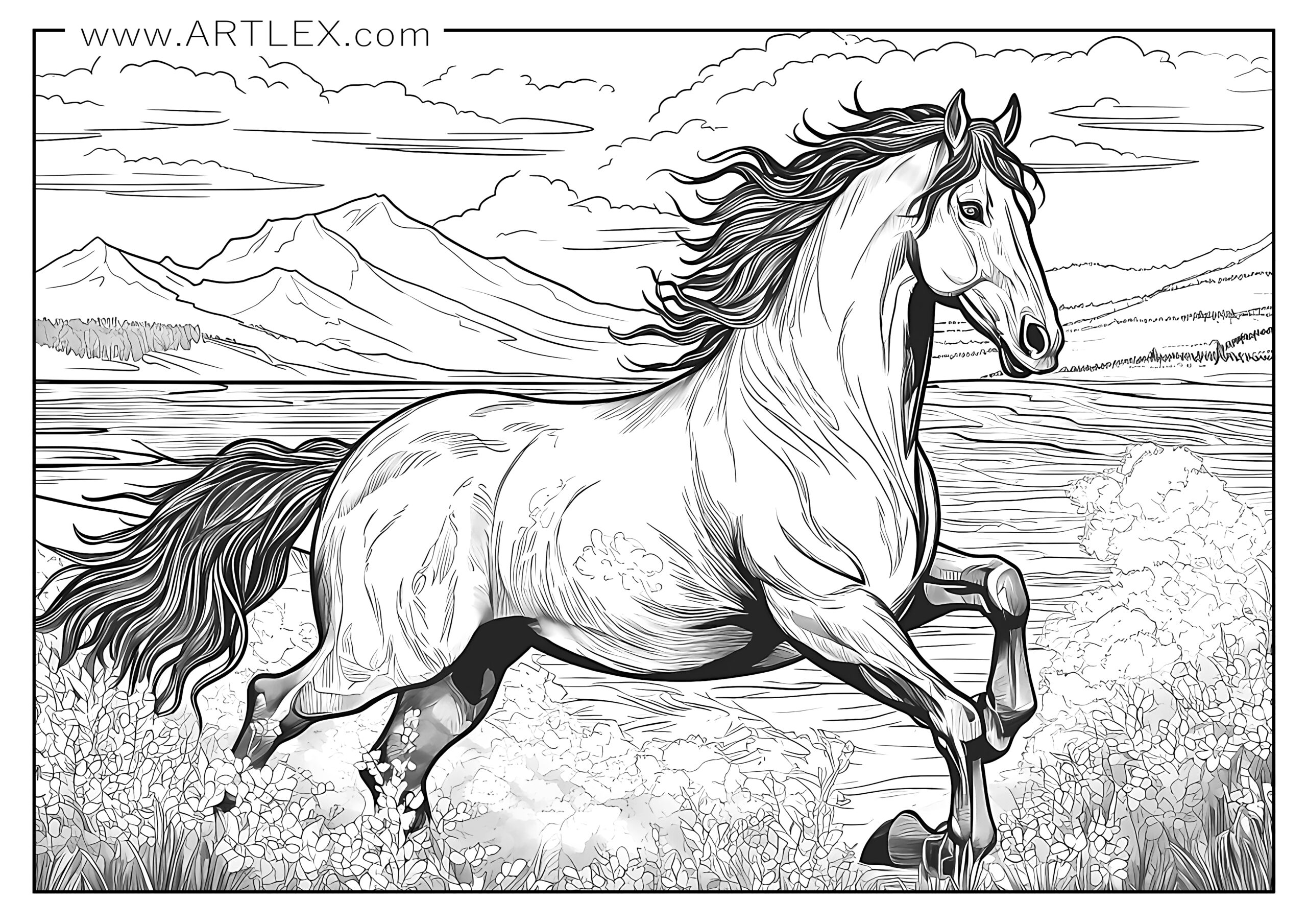 Horse Coloring Pages Printable Free Of Horses At Sascovetedblog Blog Horse Coloring Pages Printable Free Of Horses At Sascovetedblog Blog