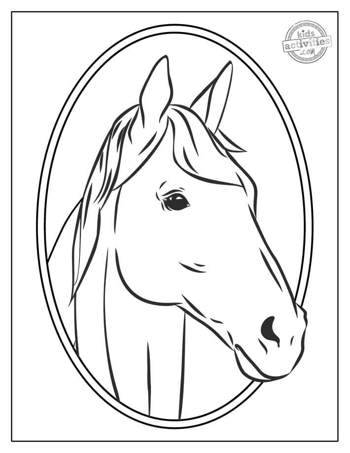 Horse Printable Coloring Pages For Kids Horse Printable Coloring Pages For Kids
