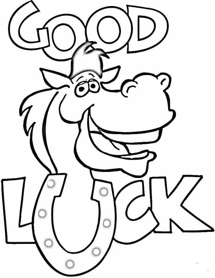 Horseshoe Coloring Page Desenho De Ferradura Para Colorir Kolorowanka