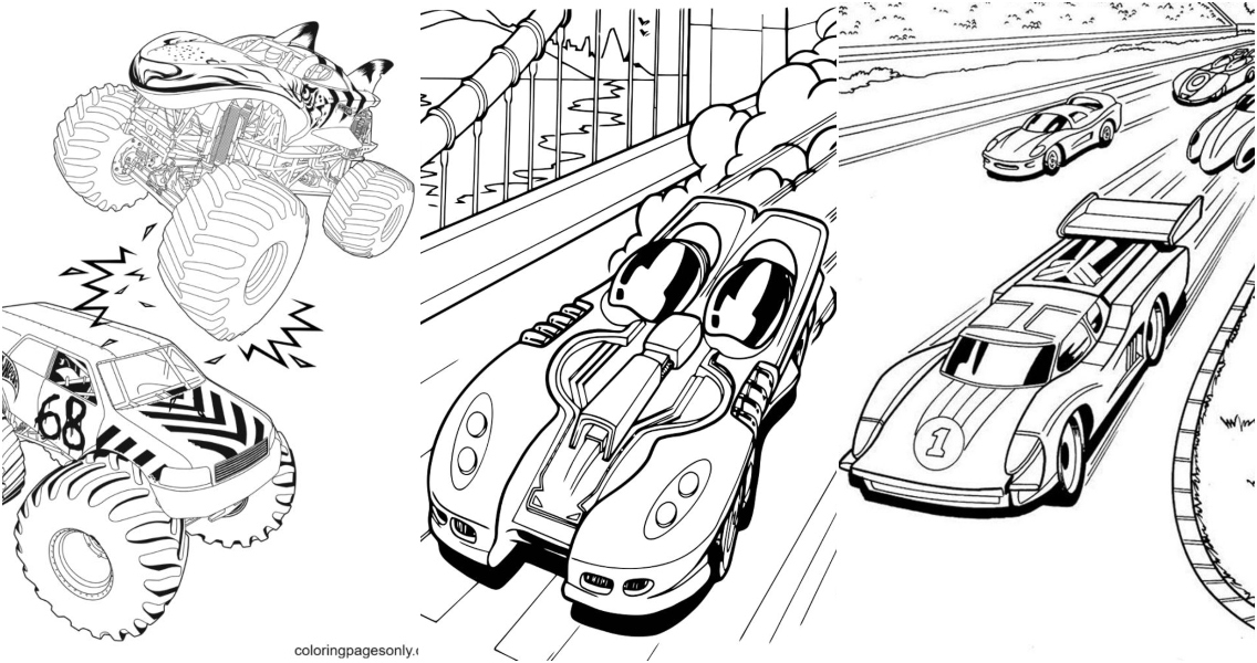Printable Hot Wheels Coloring Pages Printable Hot Wheels Coloring Pages