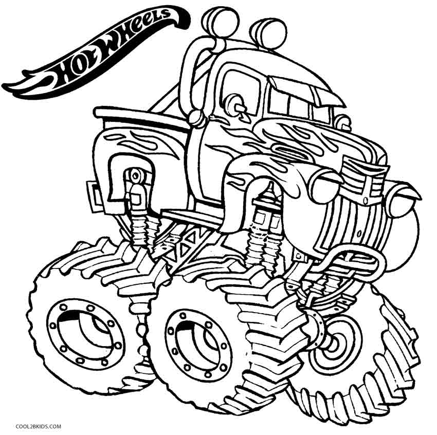 Hot Wheels Coloring Pages Printable Hot Wheels Coloring Pages Printable