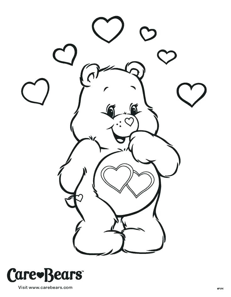 Printable Coloring Pages Care Bears Printable Coloring Pages Care Bears