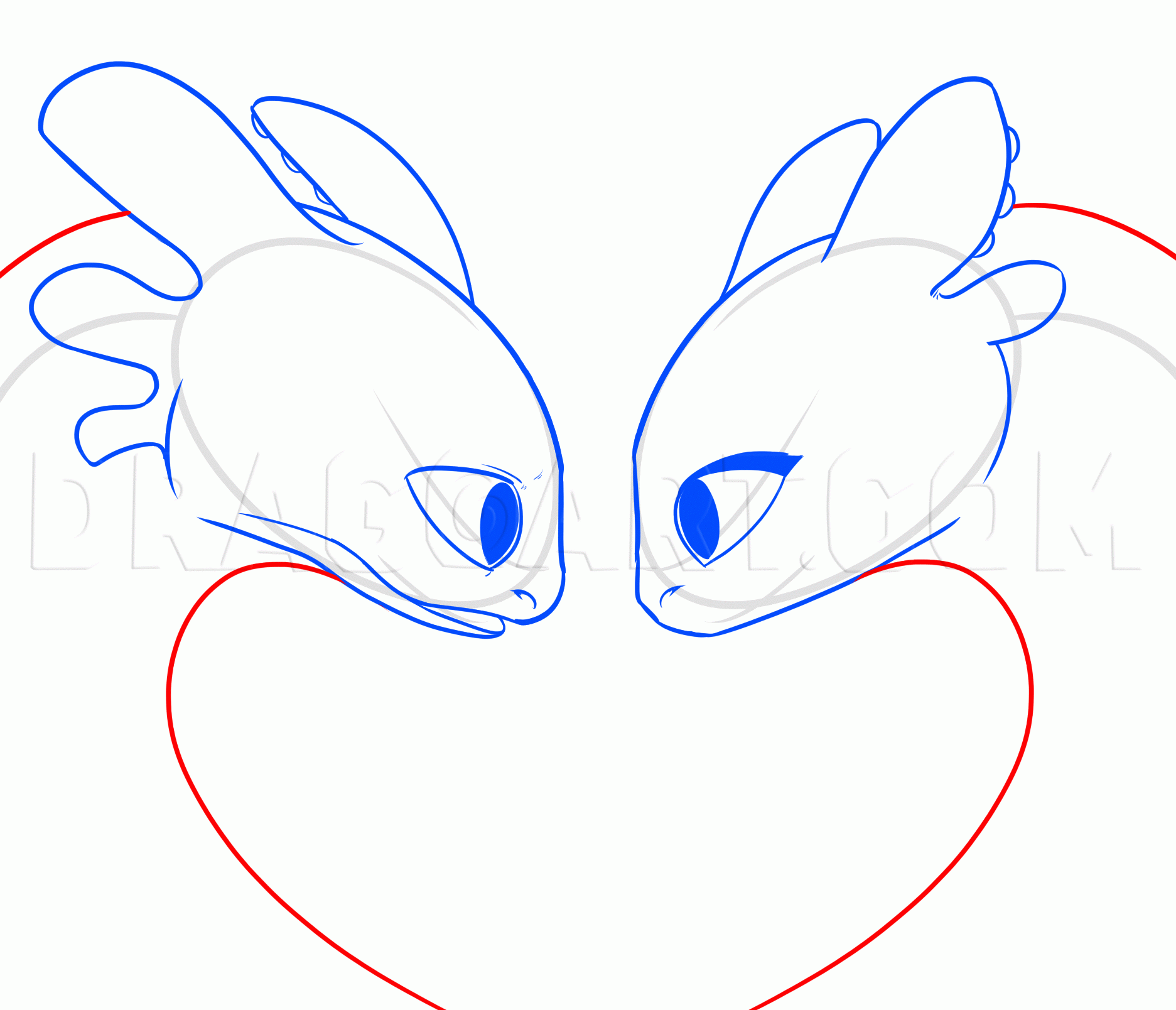 How To Draw Toothless And Light Fury By Dawn Dragoart Toothless How To Draw Toothless And Light Fury By Dawn Dragoart Toothless