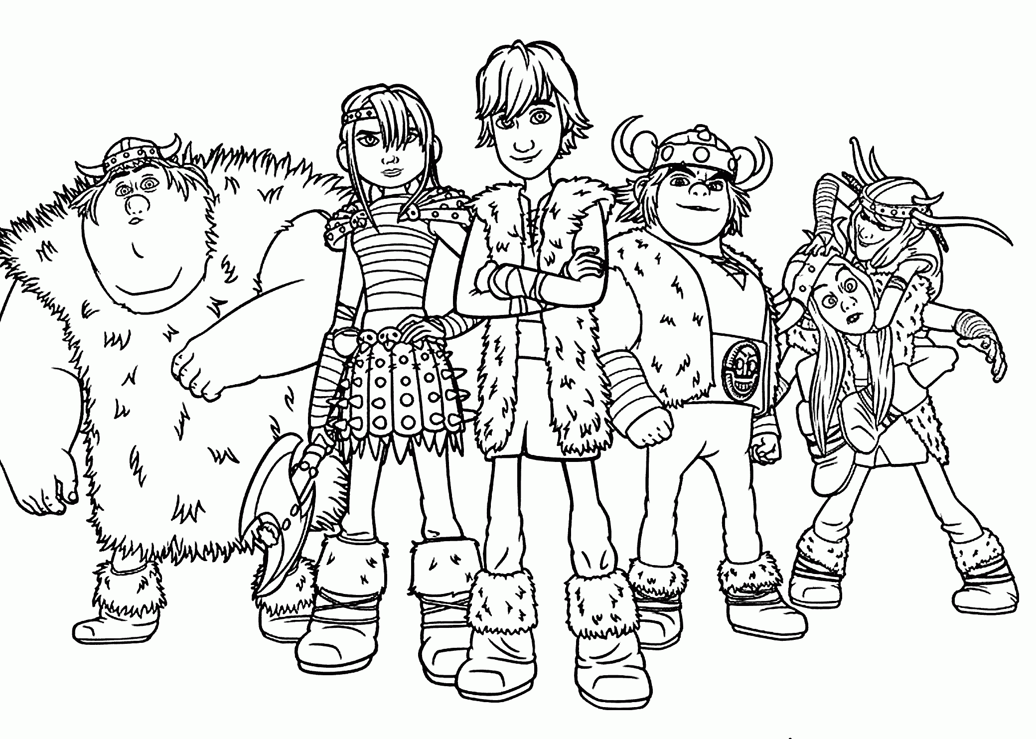 How To Train Your Dragon Printable Coloring Pages