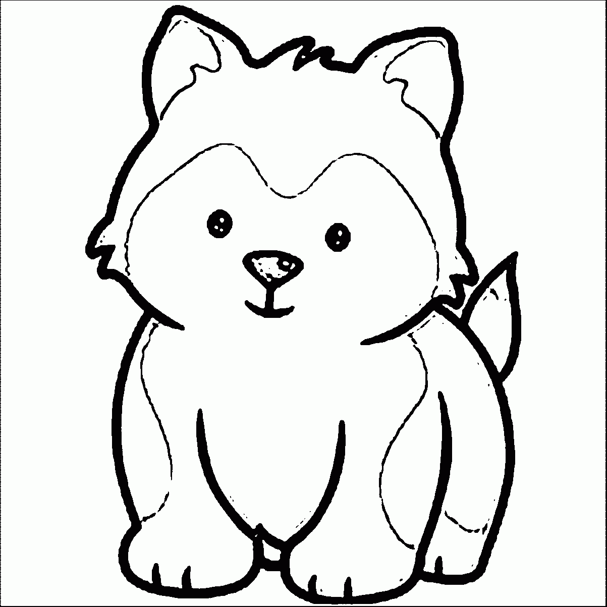 Husky Coloring Pages Siberian Husky Coloring Pages Kids Coloring