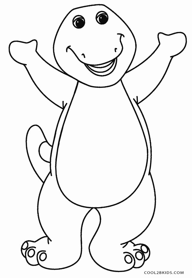 Ilovemy Gfs Barney Coloring Pictures Printable