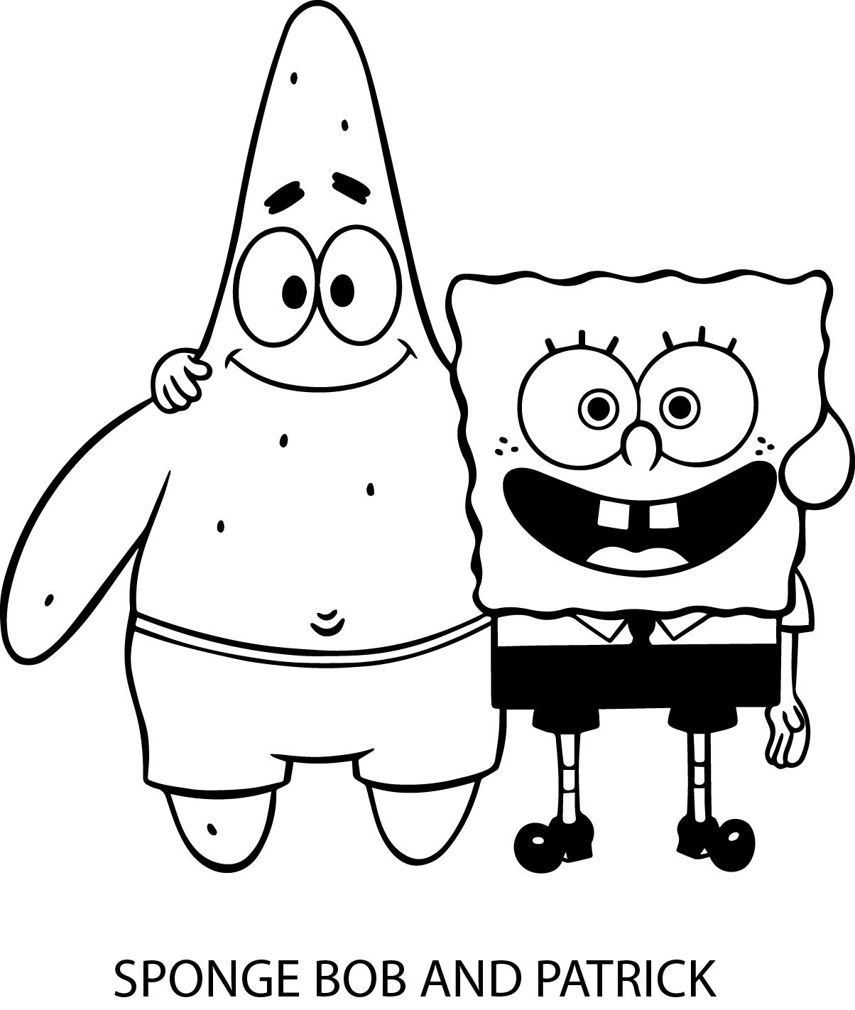 Imagem Bob Esponja Para Colorir BRAINCP Imagem Bob Esponja Para Colorir BRAINCP