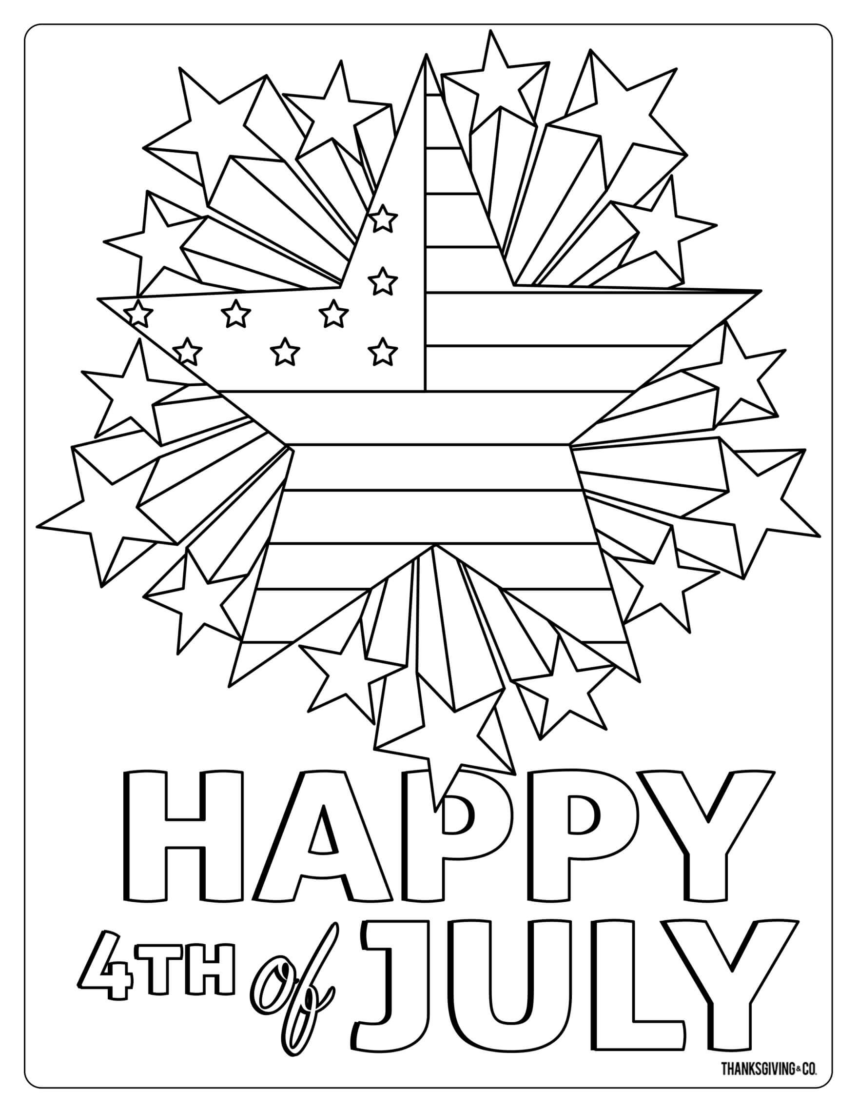 Free Printable July Coloring Pages Free Printable July Coloring Pages