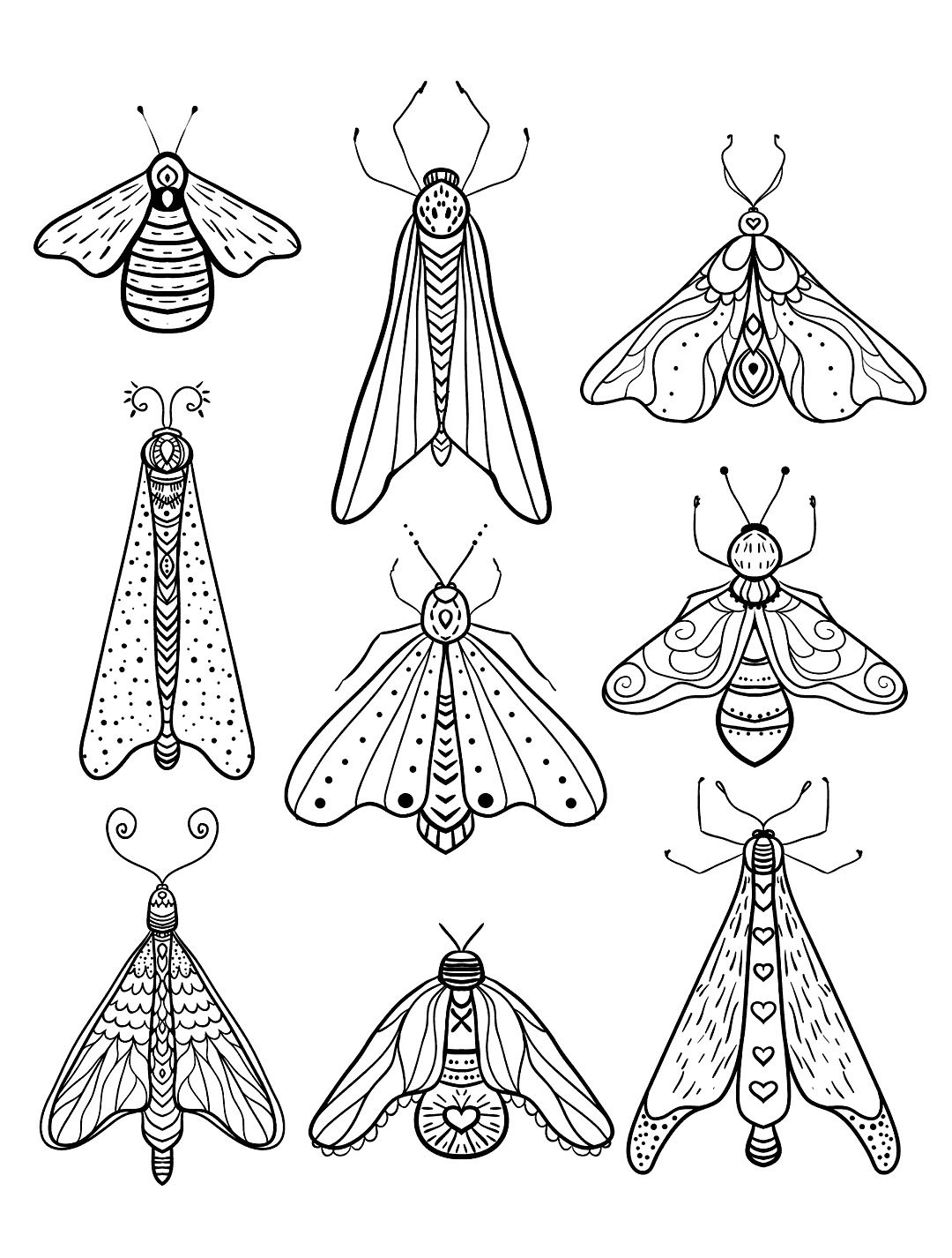 Insect Coloring Pages Printable Coloring Pages Insect Coloring Pages Printable Coloring Pages